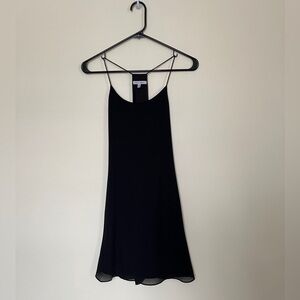 Naked Zebra Black Spaghetti Strap Dress